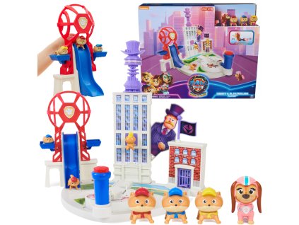 Paw Patrol the Movie 2 Základní sada Liberty&Poms + 4 figurky psů a štěňat