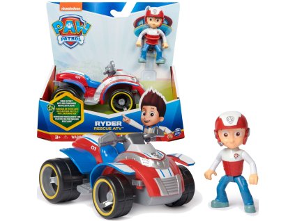 Vozidlo Tlapková Patrola Quad ATV Ryder s figurkou