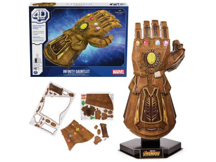 Puzzle 4D Build Marvel Infinity Gauntlet model 3D k sestavení