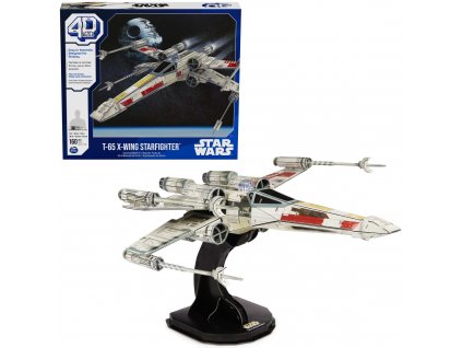 4D puzzle Postavte si Star Wars loď X-Wing Starfighter 3D model k sestavení