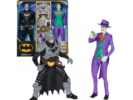 Velká sada 2v1 DC Comics figurky Batman vs. Joker 30 cm + příslušenství