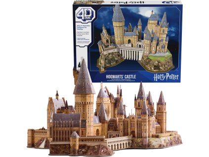 4D puzzle Postavte si 3D model bradavického hradu Harryho Pottera a sestavte jej