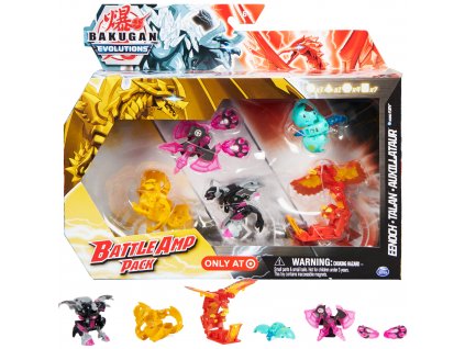 Bakugan Evolutions Battle AMP Pack Eenoch Talan Auxillataur Figurky a karty