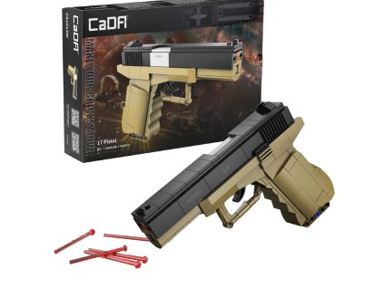 Cada Construction Bricks zbraň Pistole 17 Pistole 5 nábojů 338 prvků