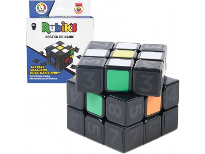 Barevná strategická hra Rubikova učící kostka s nálepkami Spin Master Guide
