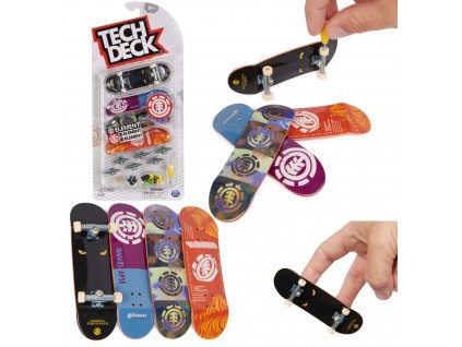 Element Tech Deck 4-balení set barevných hmatníků k sestavení