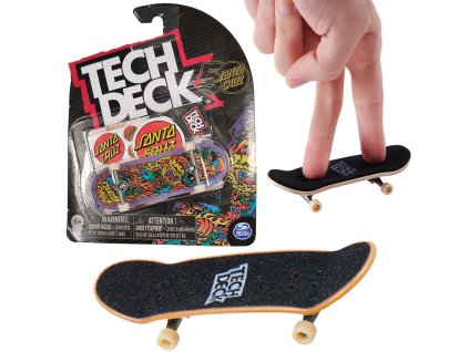 Hmatník skateboard Tech Deck Santa Cruz Lion + samolepky