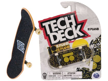 Hmatník skateboard Tech Deck PlanB Aurelien + samolepky