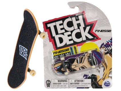 Hmatník skateboard Tech Deck Finesse velký Lion + samolepky