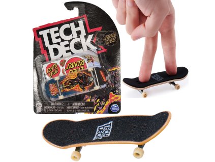 Hmatník skateboard Tech Deck Santa Cruz Pantera + samolepky