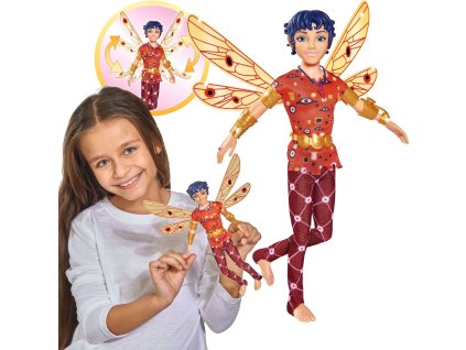 Panenka Simba Mia a já Mo s pohyblivými křídly 23 cm s příslušenstvím