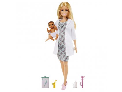 Barbie Dětský lékař s batoletem GVK03