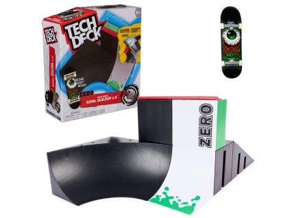 Tech Deck fingerboard set Rampa Bowl Builder 2.0+ barevný sběratelský skateboard