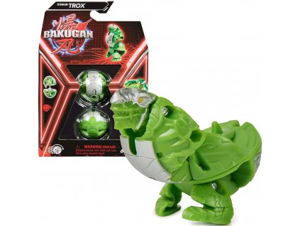 Bakugan Titanium Trox Zelená transformující se figurka + karty