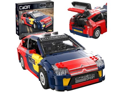 CaDA závodní stavební cihly Citroen C4 WRC sportovní vůz 1569 kusů