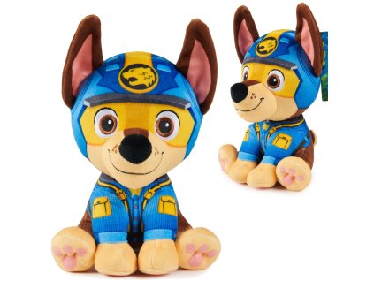 Psi Patrol Jungle Pups maskot Chase měkký plyšový pes 18 cm