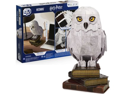 Puzzle 4D Sestavte si 3D model sovy Hedviky k sestavení