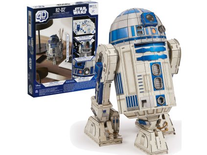 Puzzle 4D Build Star Wars Star Wars R2-D2 model 3D figurka k sestavení