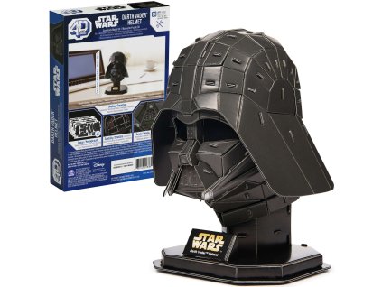 Puzzle 4D Build Star Wars Star Wars Darth Vader helma 3D model figurky k sestavení