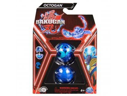 Bakugan Octogan Blue transformující se bojová figurka + karty