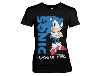 Dámské Tričko Ježek Sonic - Class Of 1991