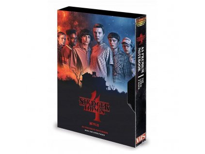 Zápisník Stranger Things S4 VHS