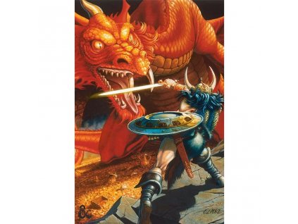 Plakát Dungeons & Dragons - Classic Red Dragon Battle