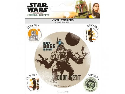 Samolepky Star Wars: The Book Of Boba Fett - Airbrush
