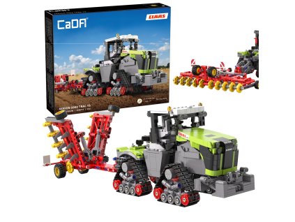 CaDA stavebnice Velký zemědělský traktor CLAAS XERION 5000 TRAC TS Vehicle 1336 kusů