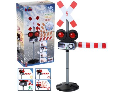 Klein Železniční přejezdová značka - světlo a zvuk