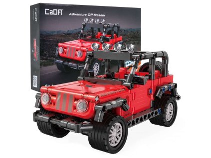 Cada C52027W Bloky Adventure Off-Roader Terénní vozidlo Pull-back 317 prvků