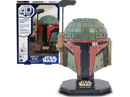 Puzzle 4D Build Star Wars Boba Fett model helma 3D
