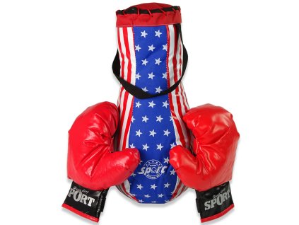 Dětská sada boxerského pytle Dětská Mega Boxerská sada + Rukavice Boxerská sada 40 cm