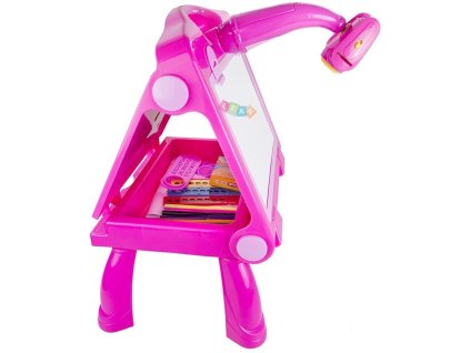 Stojací projektor na tabuli – křída a fix