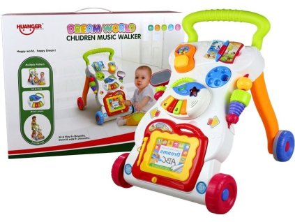 Multifunkční posunovač pro miminko pomáhá s prvním krokem