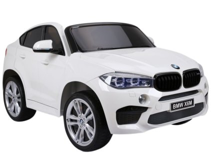 NOVÉ BMW X6M White - Electric Ride On Vehicle