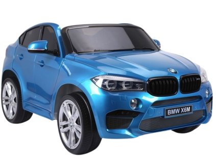 NOVÉ BMW X6M Modrý lak - Elektrické autíčko