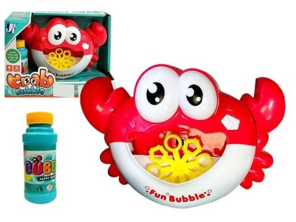 Stroj na výrobu bublin Blower Solution Bubble Maker Automatic Machine Crab Red