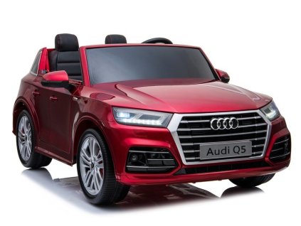 Nové Audi Q5 2-sedadlové červené lakování - elektrická jízda na autě
