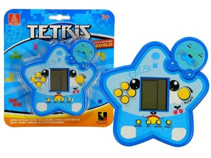 Elektronická hra Tetris Star – modrá