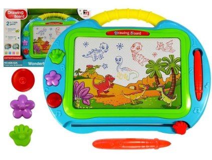 Magnetická kreslící tabule s razítky