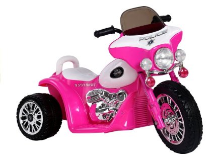 Růžová elektrická jízda na motocyklu JT568