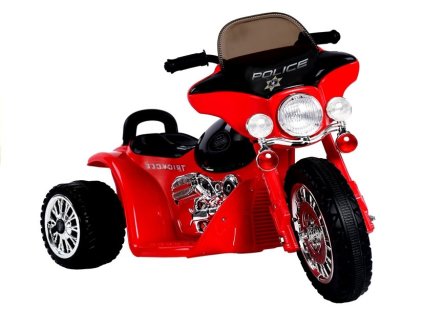 Červená elektrická jízda na motocyklu JT568
