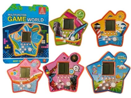 Brick Game Electronic Tetris Portable Star