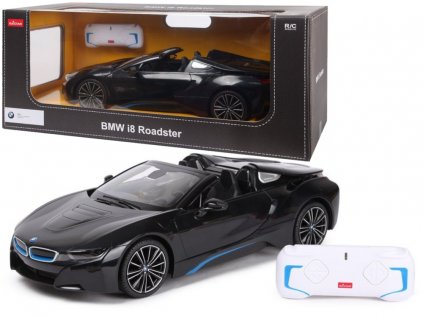 Auto R/C BMW i8 Roadster Rastar 1:12 Black