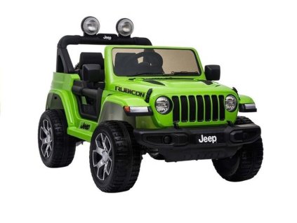 Elektrická jízda na Jeepu Rubicon 4x4 Zelená