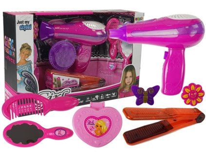 Kosmetický set s příslušenstvím žehlička do sušičky