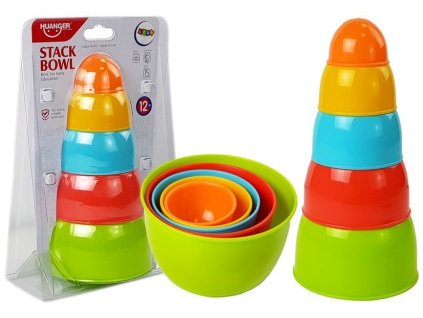 Pyramid Cups Misky pro miminko 5 ks