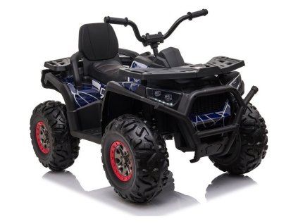 Elektro  čtyřkolka XMX607 modře malovaný pavouk