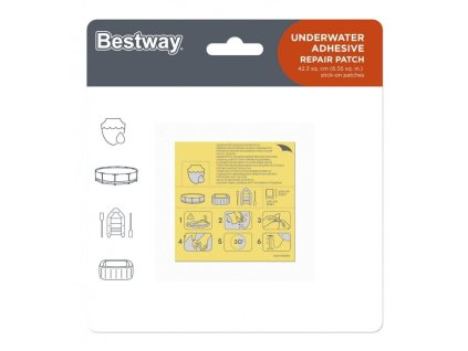 Vodotěsné opravné záplaty na nafukovací předměty Bestway 62091